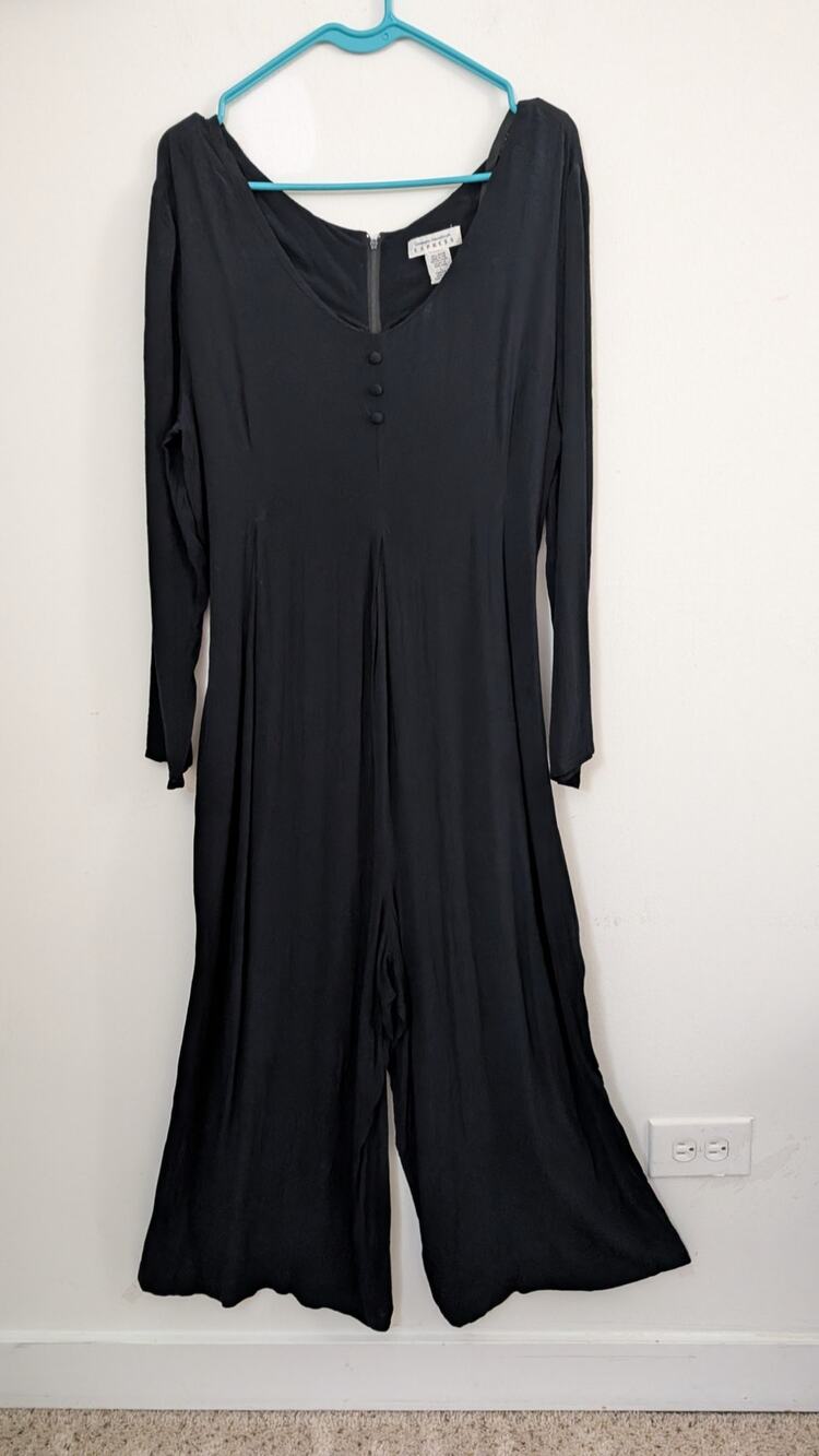 express vintage wide leg jumpsuit